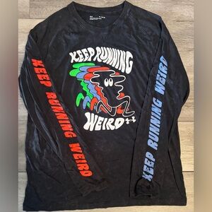 Under Armour Keep Running Weird Graphic Long-Sleeve Shirt